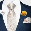 Venta Caliente Transfronteriza para Hombre Negocios Gama Alta Corbata Formal de Bolsillo para Negocios Set de Corbata 8cm Grande Suministro Listo