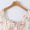 Top Chaleco de Encaje Floral Francés con Volantes y Cuello Cuadrado, Estilo Nuevo de Verano 2026 Europeo y Americano C4-A413 para Mujer