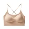 Venta directa del fabricante, bestseller transfronterizo, base líquida realzadora de busto pequeño, lencería sin costuras, sujetador invisible de expansión exterior para mujer, verano