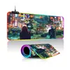 Regalo Creativo para Novio Alfombrilla de Ratón E-Sports Luminosa Colorida RGB con Luz Fresca Alfombrilla de Mesa para Juegos E-Sports