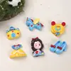 Acessórios de resina DIY de desenho animado princesa de contos de fadas cola cremosa presilhas de cabelo capa de celular pingentes para sapatos chaveiros pingentes