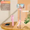 Bastão de Selfie para Celular R1S Bluetooth Luz de Preenchimento Fotografia ao Vivo Portátil Tudo-Em-Um Tripé Telescópico