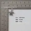 Acessórios DIY de Liga de Zinco 16x13mm Pingente Estrela do Mar Multicor para Colar Pulseira Brincos Acessórios de Joias Venda por Atacado