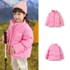 Roupas Infantis Balabala Jaqueta de Penas Infantil para Meninos e Meninas, Casaco de Inverno Três-Resistente para Bebê, Espessado e Quente, Gola Alta, Moderno e Legal