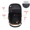 Nova bolsa de peito masculina com textura de PU, antifurto, com trava de combinação, bolsa de ombro, grande capacidade, bolsa transversal portátil para negócios e viagens
