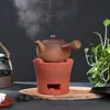 Estufa de Carbón Estufa de Carbón Estufa de Arcilla Roja Estufa Pequeña Estufa Carbón de Oliva Carbón Tetera Kung Fu Hervidor de Agua para el Hogar Estufa para Té