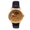 Reloj mecánico automático de cuero para hombre, informal, hueco, manual, de pulsera, explosivo, T-winner, superventas