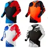 Ropa de Ciclismo de Manga Larga para Bicicleta de Montaña Ropa de Ciclismo para Motocicleta Ropa para Descenso Transpirable de Secado Rápido Maillots de Ciclismo al por Mayor