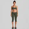 Conjunto de ropa interior deportiva transfronteriza con hermoso top de yoga halter de espalda, shorts de running y fitness de secado rápido, conjunto de yoga