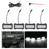 Adecuado para Jeep Wrangler Jl Modelos 18-23 Parrilla Especial Luz Amarilla Pequeña App Colorida Rgb Luz Diurna