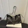 Bolsa de Ombro Versátil Texturizada Simples da Moda Tendência Nova Verão 2026 de Grande Capacidade Altamente Estilosa Retrô