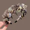 Nova Tiara de Rede Cristalizada Degradê Estilo Coreano para Mulheres, Acessório de Cabelo Fofo de Coroa Alta, Presilha de Cabelo Versátil, Ornamento de Cabelo, Acessório para Cabelos Soltos