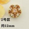 Novo Pacote 18K Ouro Micro Zircônia Contas Diamante Contas Pulseira Colar DIY Acessórios de Amor Acessórios com Furo