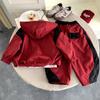 Chaqueta Infantil Niños Traje de Otoño 2025 Nuevo Primavera y Otoño Moderna Genial Chaqueta para Niños Atractivo Traje de Dos Piezas Moderno