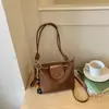 Bolso Nuevo Vintage de Textura Tejida 2026, Bolso de Hombro y Cruzado, Bolso Versátil Simple para el Trabajo Diario, Bolso Cuadrado Mini