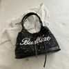 Bolsa de Ombro Tendência e Estilosa deste Ano para Mulheres 2026 Nova Bolsa de Mão Grande com Laço Bolsa de Ombro Bolsa Tote