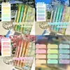 Set de Resaltadores con Purpurina Fina, Bolígrafos de Purpurina Coloridos de Alta Calidad para Estudiantes para Resaltar Puntos Clave, Diarios, Dibujo y Marcado, Secado Rápido
