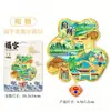 Atacado do Fabricante Cidade Acrílico Madeira Guilin Ímãs de Geladeira em Estoque Atacado Ponto Turístico Marco Turístico Lembranças Especiais