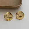 Brincos Elegantes da Moda Europeia e Americana, Luxo Acessível, High-End, Brincos Redondos Geométricos Exagerados, Design de Nicho, Brincos Versáteis