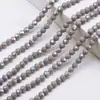 Cuentas de Cristal Tierra de 6 mm Chapadas Color AB 1 Hilo Cuentas de Cristal Dispersas Cuentas de Vidrio Cuentas de Piña Material para Joyería Hecha a Mano Accesorios