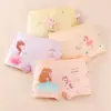 Ropa Interior Infantil Algodón Puro Clase A Ropa Interior para Bebés Niñas Cintura Media Pequeño, Mediano y Grande Pantalones Cortos Infantiles Verano Venta Directa de Fábrica Venta al por Mayor