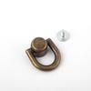 Venta al por mayor de fábrica con anillo y hebilla colgante de clavo de pezón de monje, accesorios de equipaje para transformación de bolsos de bricolaje, hebilla de anillo de tiro