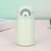 Mini taza de bolsillo simple y moderna, taza térmica de acero inoxidable 304, portátil, de cara alta, para hombres y mujeres, estilo Ins, taza que rebota