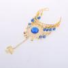 Nuevo Pulsera de Danza del Vientre Pulsera con Anillo de Diamante Grande Ropa de Performance de Danza India Accesorios Viento Étnico Pulsera de Girasol