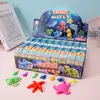 108 Figuras de Juego de Caja Sorpresa de Capibara, Llaveros Populares, Pequeños Regalos para Niños y Estudiantes