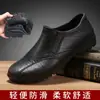 Botas de Chuva Quatro Estações Masculinas Espessadas Obra Cimento Proteção do Trabalhador Sapatos d'Água Boca Rasa Impermeável Antiderrapante Resistente ao Desgaste Amarelo Novas Botas de Cola