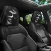 Funda de reposacabezas de coche de terror y divertida, funda de asiento a prueba de polvo, almohada de coche y funda de almohada para el cuello altamente transpirables