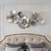Entrada Francesa Pingente de Luxo Sala de Estar Parede de Fundo de TV e Sofá Decoração Criativa Quarto Parede Lateral de Cama Pendurada Decoração de Parede de Ferro