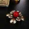 Broche de Flor de Aleación Retro Europeo y Americano Transfronterizo, Accesorios de Lujo de Alta Gama, Joyería de Pin para Mujeres