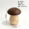 Mesa de Comedor para el Hogar Portapalillos de Dientes de Hongo Suave Sin Rebabas Alta Apariencia Exquisito Lindo Frasco de Palillos de Dientes de Madera Adorno Creativo