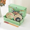 Juego de Vajilla de Regalo Caja de Regalo, Regalos Pequeños, Regalos Prácticos para Eventos de Empresa, Regalos de Inauguración, Recuerdos