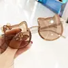 Gafas de sol de dibujos animados de estilo coreano de moda para niñas, Anti-UV, Gafas lindas para bebé, Gafas de sol de moda con protección solar para niños