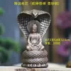 Decoración de Sala de Té con Flores para Jardinería Estilo Chino, Adorno para Acuario Sakyamuni, Figura de Buda para Entrada del Hogar