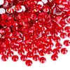 Rhinestones Redondos Planos Serie Roja al por Mayor para Uñas Artísticas DIY Accesorios de Rhinestone de Cristal