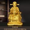 Adorno de Estatua del Emperador Wen Chang de Bronce, Estatua de la Estrella Wen Chang de Bronce, Decoración del Hogar Estrella Wenqu para Escritorio de Estudio, Exhibición en Sala de Estar
