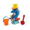 Brinquedo de praia Jianxiong, bebê, cavalo-marinho, golfinho, pato, balde de vazamento de água, areia, escavação, brinquedo de banho de água, pá, ferramenta