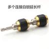 60mm Cabeça Grande Pop-up Cabo Sextavado Conector de Troca Rápida Broca Manual Elétrica Mandril de Três Garras Soquete Sextavado 1/4 Haste de Conexão Autotravante