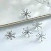 Tampas de Brinco em Formato de Flor Cor Dourada 18K que Preservam a Cor, Suporte Grande para Brincos, Tampões de Ouvido em Formato de Coração, Acessórios para Joias DIY para Evitar Quedas