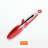 Pinza de comida de silicona y acero inoxidable de fábrica 7 pulgadas 9 pulgadas 12 pulgadas alta temperatura antideslizante pinza para barbacoa pan pinza para hornear