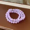 Pulsera de Cuentas de Fluorita Cristalina y Circonita Moda Lujo Ligero Pulsera de Gama Alta Temperamento de Nicho Joyería Versátil Venta al por Mayor