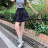Falda Única con Flor de Lazo para Mujer, Temporada de Primavera, Petite de Cintura Alta Adelgazante de Línea A Corta Abullonada