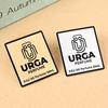 Etiquetas personalizadas para cosméticos y perfumes, letreros metálicos al por mayor, marca fundida a presión, aleación de zinc hueca, placa de identificación electrochapada, personalizada