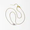 Collar de Perlas de Agua Salada Akoya Zhuzhi para Mujer Plata de Ley 925 Cadena Redonda para Clavícula Nicho Lujo Accesible Joyería Versátil
