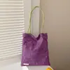 Bolsa de tela de gran capacidad para mujer, Nuevo estilo étnico 2026, Bolso de hombro con bloques de color, Bolso ligero para clase y tutoría, Bolso de hombro