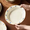 2026 Vajilla de Cerámica Nueva Estilo Retro Creativo Combinación Uso Doméstico Platos de Cena Alto Valor Tazones Pequeños Frescos Platos