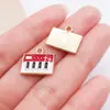 Aleación de Goteo de Aceite Accesorios para Instrumentos Musicales Piano Guitarra Llavero Pulsera Collar Colgante Hecho a Mano DIY